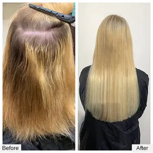 Before and after hair color in Las Vegas, example 1